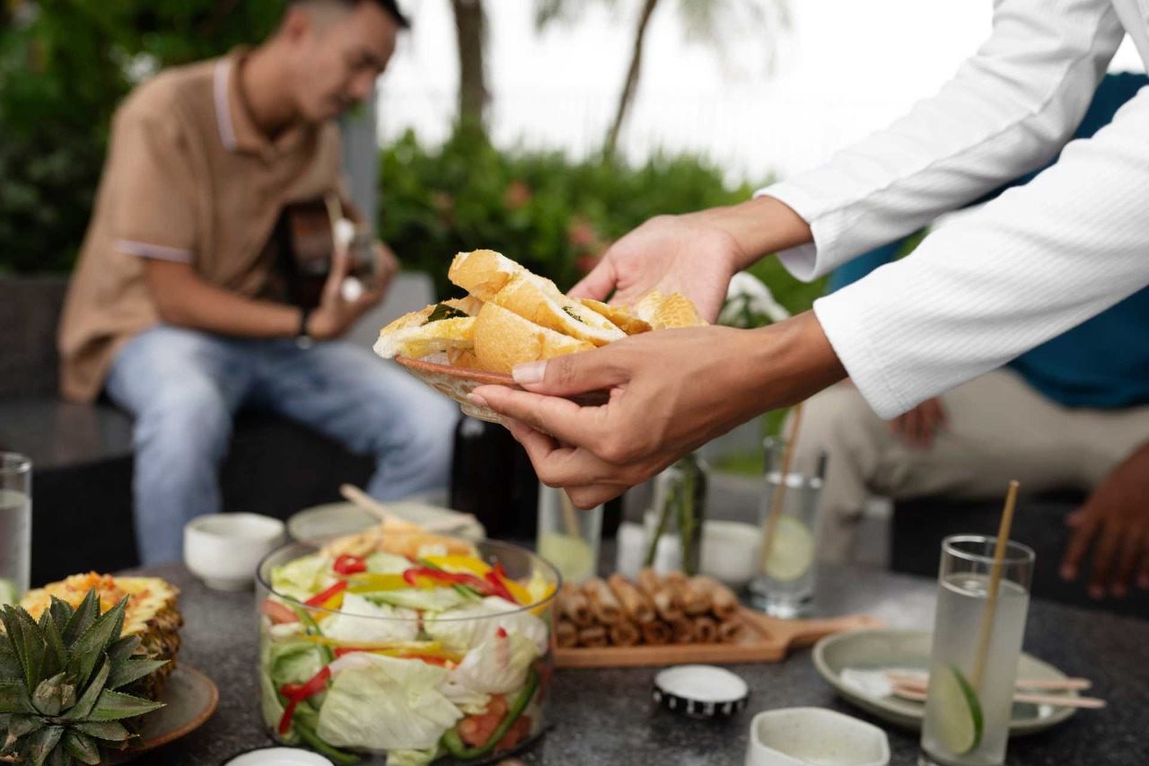 Comida y música al aire libre